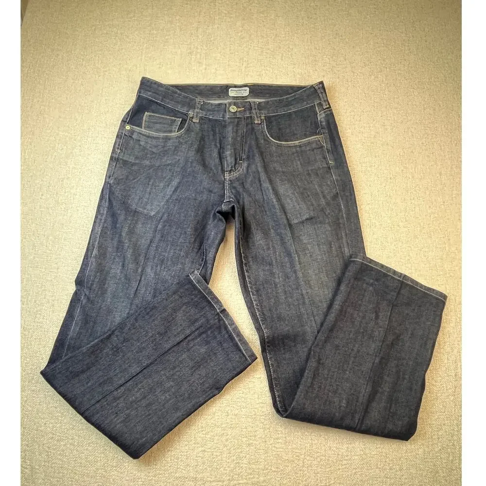 Tommy Bahama Men’s 35x34 Authentic 5-Pocket Blue Denim Jeans Island Style Denim
